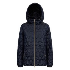 Damska kurtka parka Geox Myluse. Niebieskie kurtki Converse, s, bez wzorów, z materiału, bez kaptura. Za 529.50 zł.