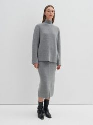 Someday Sweter w kolorze szarym rozmiar: 40. Szare swetry someday., bez wzorów, z wełny, bez ramiączek. Za 225.05 zł.