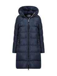 Canadian Peak Płaszcz zimowy "Aprileak" w kolorze granatowym rozmiar: XL. Niebieskie płaszcze Canadian Peak, na zimę, xl, bez wzorów, z puchu, bez kaptura. Za 244.80 zł.