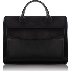 Aktówka damska czarna PAOLO PERUZZI N05-BL. Czarne aktówki PAOLO PERUZZI, bez wzorów, z materiału, na ramię. Za 449.99 zł.