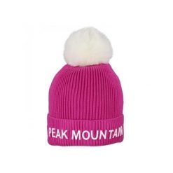 Czapka Peak Mountain Maitresse. Czerwone czapki zimowe Peak Mountain, bez wzorów, sportowe. W wyprzedaży za 127.00 zł.