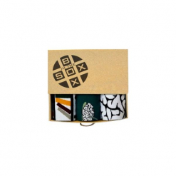 Box dla Inteligenta - Skarpetki. Brązowe skarpetki Sox in the box, z bawełny. Za 80.00 zł.
