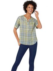 WITT WEIDEN Bluzka w kolorze zielonym rozmiar: 54. Zielone bluzki WITT WEIDEN, bez wzorów, z wiskozy, bez kołnierzyka, bez ramiączek. Za 34.99 zł.