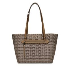 Torebka DKNY. Brązowe torebki klasyczne DKNY, bez wzorów, klasyczne, bez dodatków. Za 649.99 zł.
