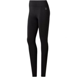 Legginsy damskie Reebok Wor Myt Seamless Tight. Czarne legginsy Reebok, bez wzorów, sportowe. Za 157.99 zł.