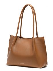 Puccini Shopper bag w kolorze jasnobrązowym - 34 x 25 x 15 cm rozmiar: onesize. Brązowe shopper bag Puccini, bez wzorów, z materiału, bez dodatków. Za 202.98 zł.