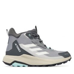 Trekkingi adidas. Szare buty trekkingowe adidas, bez zapięcia. Za 439.99 zł.