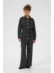 Cream Bluzka w kolorze antracytowym rozmiar: 34. Czarne bluzki Cream, bez wzorów, z tkaniny, bez kołnierzyka, bez ramiączek. Za 173.99 zł.