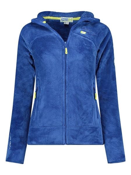 Canadian Peak Kurtka polarowa "Upaloodeak" w kolorze niebieskim rozmiar: L. Niebieskie kurtki Canadian Peak, l, bez wzorów, z materiału, bez kaptura. Za 123.25 zł.