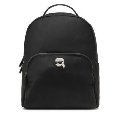 Plecak KARL LAGERFELD. Czarne plecaki KARL LAGERFELD, bez wzorów, bez dodatków. Za 539.99 zł.