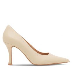 Szpilki Lasocki. Brązowe szpilki Lasocki, bez wzorów, bez obcasa, na szpilce, bez zapięcia. Za 229.99 zł.