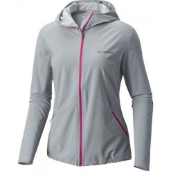 COLUMBIA kurtka damska Heather Canyon Softshell Jacket Grey Ash Heather S. Brązowe kurtki przejściowe sportowe Columbia, s, bez wzorów, z softshellu, z kapturem. W wyprzedaży za 319.00 zł.