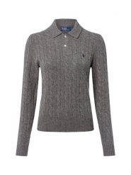 Polo Ralph Lauren sweter z dzianiny z zawartością kaszmiru Kobiety Wełna szary, S. Szare swetry Polo Ralph Lauren, s, bez wzorów, z dzianiny, eleganckie, bez ramiączek. Za 1,049.95 zł.