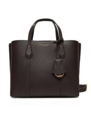Tory Burch Torebka Perry Triple-Compartment 158532 Brązowy. Brązowe torebki klasyczne Tory Burch, bez wzorów, ze skóry, bez dodatków. Za 1,259.00 zł.