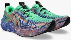 Buty do biegania ASICS Noosa Tri 16 Zielony/Fioletowy. Fioletowe buty do biegania ASICS, bez wzorów, z materiału, bez zapięcia, do biegania. Za 754.60 zł.