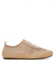 EMU Australia Espadryle Jaida W13274 Beżowy. Brązowe espadryle Emu Australia, bez wzorów, z materiału, bez obcasa. Za 338.99 zł.