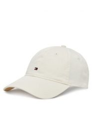 Tommy Hilfiger Czapka z daszkiem Essential Flag Soft Cap AW0AW17632 Écru. Czapki z daszkiem Tommy Hilfiger, bez wzorów, z bawełny. Za 169.99 zł.