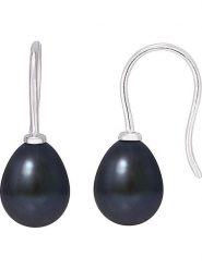 Mitzuko Srebrne kolczyki z perłami w kolorze granatowym rozmiar: onesize. Szare kolczyki Mitzuko, z perłą, srebrne. Za 208.99 zł.