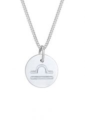 Elli Damska zawieszka WAGA w srebrze próby 925 Sterling Silver Naszyjniki 1 ct Damski. Szare naszyjniki Elli, z materiału, srebrne. Za 208.99 zł.
