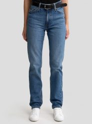 BIG STAR Dżinsy - Straight fit - w kolorze niebieskim rozmiar: W26/L32. Niebieskie jeansy BIG STAR, l, z aplikacjami, klasyczne. Za 199.99 zł.