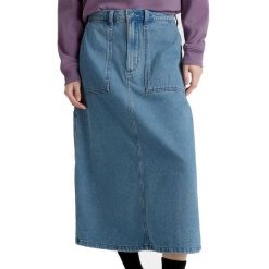 Spodnie Vans Model Union Denim Carpenter Kolor Niebieski. Niebieskie spodnie dresowe Vans, bez wzorów, z denimu, długie. W wyprzedaży za 191.25 zł.