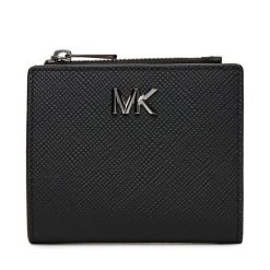Mały Portfel Damski MICHAEL Michael Kors. Czarne portfele MICHAEL Michael Kors, bez wzorów. Za 359.99 zł.