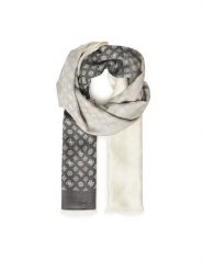 Guess Szal AW5337 VIS03 Szary. Szare szaliki i kominy Guess, z aplikacjami, z materiału. Za 269.99 zł.