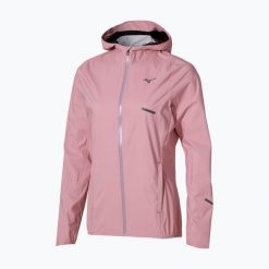 Kurtka do biegania damska Mizuno Trail Waterproof 20K Hooded. Czerwone kurtki przeciwdeszczowe Mizuno, m, bez wzorów, z poliamidu, bez kaptura, do biegania. Za 659.99 zł.
