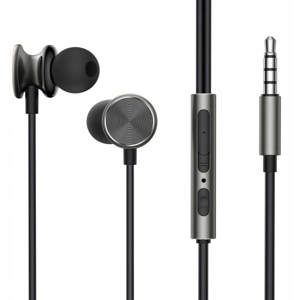 Joyroom słuchawki przewodowe mini jack 3,5mm mikrofon mocny bas. Słuchawki do biegania Joyroom. Za 29.00 zł.