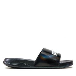 Klapki Puma. Czarne klapki Puma, bez wzorów, sportowe, bez obcasa, bez zapięcia. Za 119.99 zł.