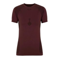 Damska koszulka termoaktywna Falke Warm. Brązowe t-shirty sportowe Falke, m, bez wzorów, z elastanu, bez ramiączek, na fitness i siłownię. Za 286.50 zł.