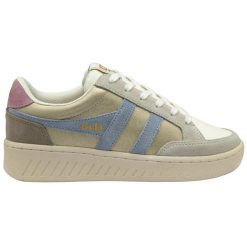 Damskie zamszowe buty sportowe Gola Superslam Blaze. Żółte buty treningowe Gola, bez wzorów, z zamszu, bez zapięcia, tenisowe. Za 453.50 zł.