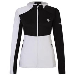 Bluza turystyczna damska Dare 2B Convey II. Białe bluzy Dare 2b, na zimę, bez wzorów, z elastanu, bez ramiączek, z kapturem. Za 91.75 zł.