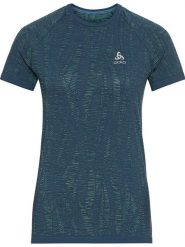 Odlo Koszulka sportowa "Blackcomb Light" w kolorze niebieskim rozmiar: XS. Niebieskie t-shirty sportowe ODLO, s, bez wzorów, z materiału, bez ramiączek, outdoorowe. Za 153.71 zł.