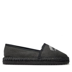 Espadryle Tommy Jeans. Czarne espadryle Tommy Jeans, bez wzorów, z jeansu, bez obcasa. Za 179.99 zł.
