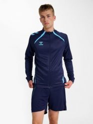 Kurtka wodoodporna Hummel Lead 2.0. Niebieskie kurtki Hummel, xl, bez wzorów, z materiału, klasyczne, bez kaptura. Za 233.95 zł.