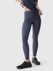4F Legginsy sportowe w kolorze granatowym rozmiar: M. Niebieskie legginsy 4f, bez wzorów, z materiału, sportowe. Za 101.47 zł.