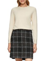 S.Oliver Sweter w kolorze kremowym rozmiar: 42. Brązowe swetry S.Oliver, s, bez wzorów, bez ramiączek. Za 78.99 zł.