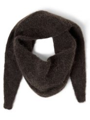 Samsøe Samsøe szalik z dzianiny z zawartością alpaki i merynosów - Sanor Kobiety Wełna merino brązowy, ONE SIZE. Brązowe szaliki i kominy Samsøe & Samsøe, bez wzorów, z dzianiny. Za 199.95 zł.