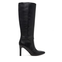 Kozaki Guess. Czarne kozaki Guess, z aplikacjami, bez obcasa, na słupku, bez zapięcia. Za 1,059.00 zł.