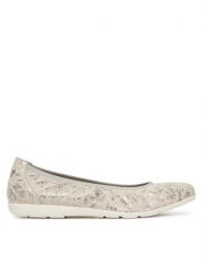 Caprice Baleriny 9-22150-42 Beżowy. Brązowe baleriny Caprice, bez wzorów, ze skóry, bez obcasa, bez zapięcia. Za 208.99 zł.