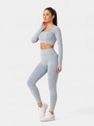 Carpatree Koszulka sportowa "Yasmine" w kolorze szarym rozmiar: M. Szare t-shirty sportowe Carpatree, m, bez wzorów, z materiału, bez ramiączek, outdoorowe. Za 136.13 zł.