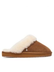 EMU Australia Kapcie Megan Comfort W13257 Brązowy. Brązowe kapcie Emu Australia, bez wzorów. Za 384.99 zł.