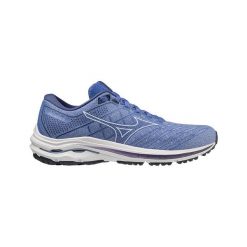 Buty do biegania damskie Mizuno WaveInspire18. Niebieskie buty do biegania Mizuno, bez wzorów, bez zapięcia, do biegania. Za 349.44 zł.