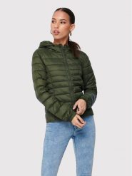 ONLY Kurtka puchowa Tahoe 15156569 Zielony Regular Fit. Zielone kurtki ONLY, xs, bez wzorów, z puchu, bez kaptura. Za 319.99 zł.