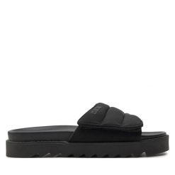 Klapki Big Star Shoes. Czarne klapki BIG STAR SHOES, bez wzorów, retro, bez obcasa, bez zapięcia. Za 209.99 zł.