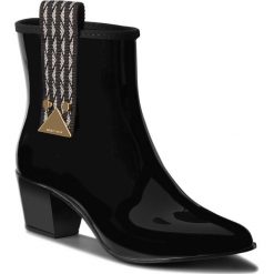 Kalosze EMPORIO ARMANI - X3O170 XD162 00002 Black. Czarne kalosze Emporio Armani, z materiału. Za 809.00 zł.
