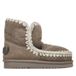 Śniegowce Mou. Czarne śniegowce Mou, bez wzorów, bez zapięcia. Za 1,009.00 zł.