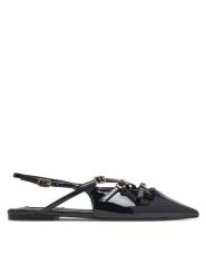 Steve Madden Sandały Cianna SM11003709 Czarny. Czarne sandały Steve Madden, bez wzorów, ze skóry, bez obcasa, na płaskiej podeszwie, bez zapięcia. Za 329.99 zł.