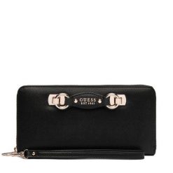 Portfel Guess. Czarne portfele Guess, z aplikacjami. Za 229.99 zł.